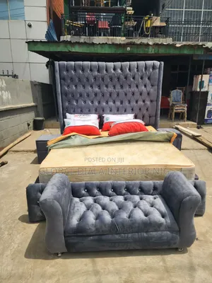 Modern 6x6 Upholstery Bedframe Set