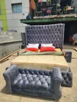 Quality 6x6 Upholstery Bedframe Set - 1