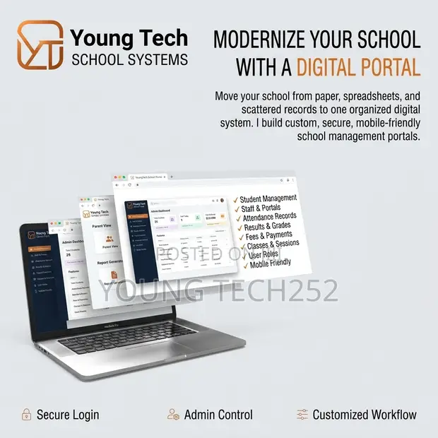 Custom School Management Portal Development - 1