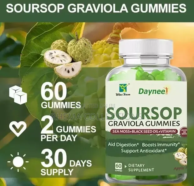 Soursop Graviola Gummies - Immune Support - 1