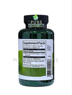 Swanson Turmeric 720mg 100 Vegan Capsules - Joint Health