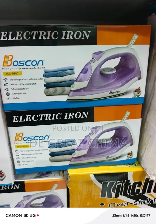 Boscon Electric Iron - Brand New - 1