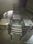 4 Seater Gilash Dining Table - 2