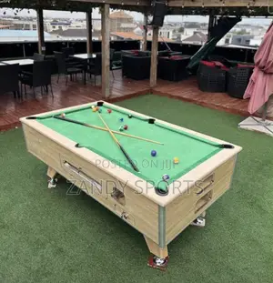 Brand New Snooker Board with Coin and Marble