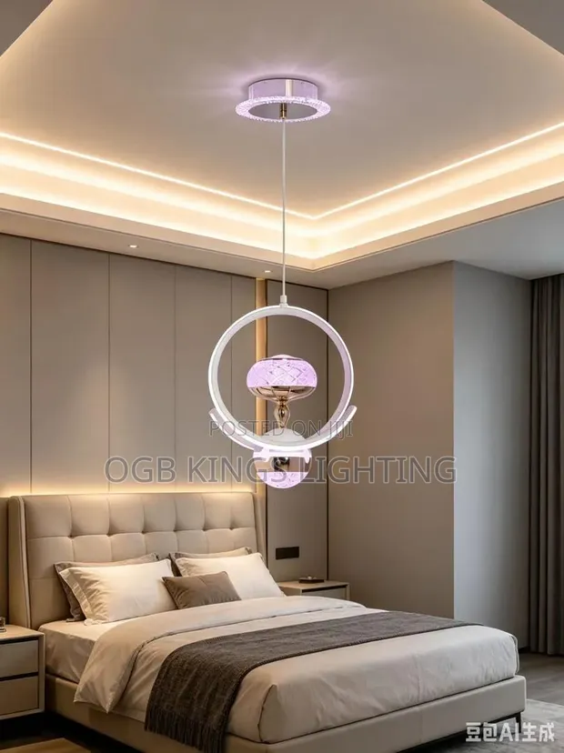 Fitilar Chandelier na Bedroom - Sabuwar LED Pendant - 1