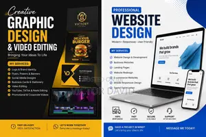 Professional Graphic & Website Designer, Video Editor