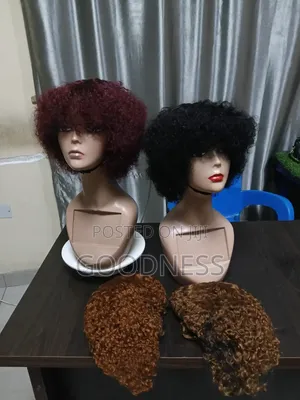 Short Curly Fringe - Human Hair
