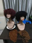 Short Curly Fringe - Human Hair - 1