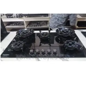 Phiima 8mm Tempered Glass 5 Gas Burner Built-in Hob