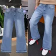 Zinny Collection Jeans Na Maza Baƙi Mai Faɗi - 2