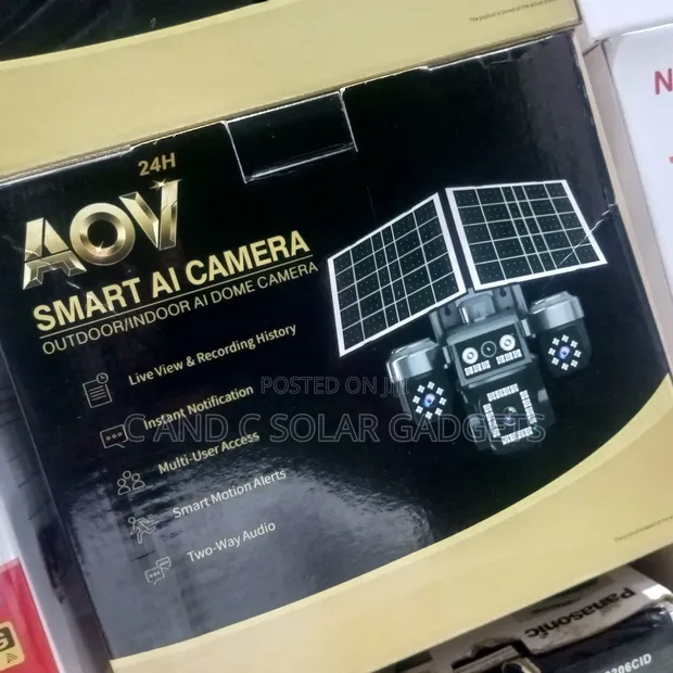 AOV Smart AI Solar Camera 4 Lens - 1