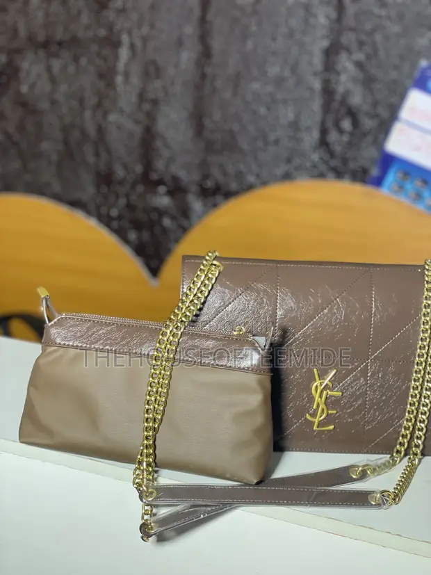 Celine 2-in-1 Women's Bag - Brown Genuine Leather - 1