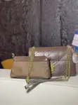 Celine 2-in-1 Women's Bag - Brown Genuine Leather - 4