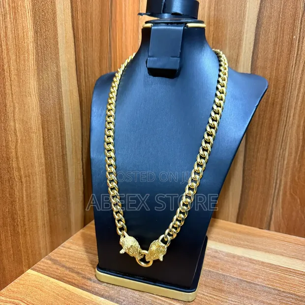 Stylish Stainless Steel Chain Necklace - 1