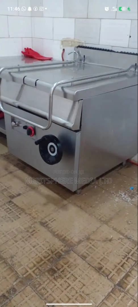 Industrial Tilting Pan (80L) - Na Amfani - 1