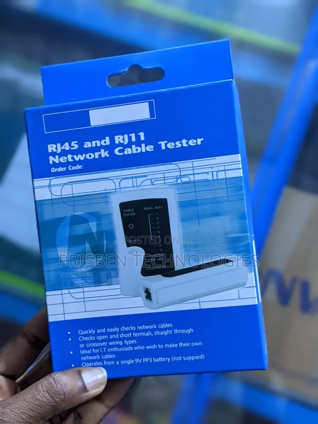 RJ45 & RJ11 Network Cable Tester - 1