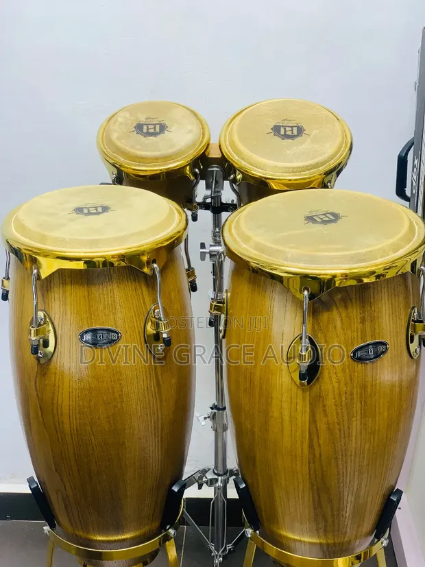 Quality Conga Drum with Bongo Set - 1