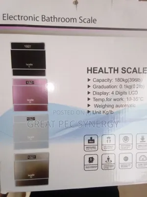 Digital Bathroom Scale - 180kg Capacity