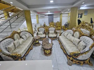 Luxury 10-Seater Turkey Sofa Set with Center Table