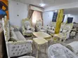 Luxury 10-Seater Turkish Sofa Set tare da Coffee Table & Stools - 1