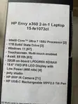 New HP Envy 15 Laptop: Intel Core Ultra 7, 32GB RAM, 1TB SSD - 1
