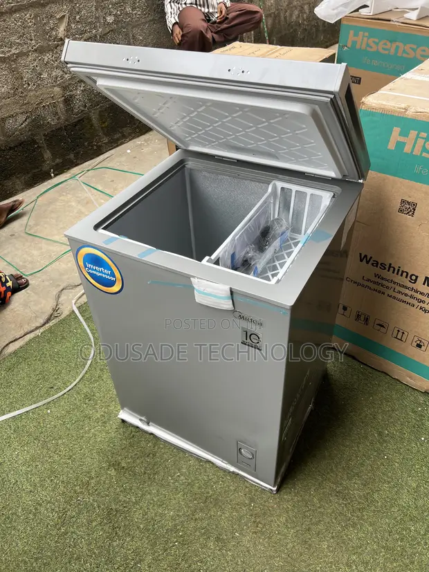 Midea 142L Low-Noise Inverter Chest Freezer - Brand New - 1