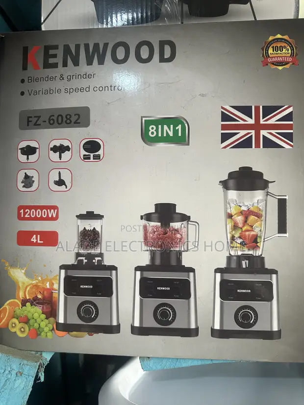 Kenwood 8-in-1 Blender, Juicer & Food Processor - Garanti 5 Shekara - 1
