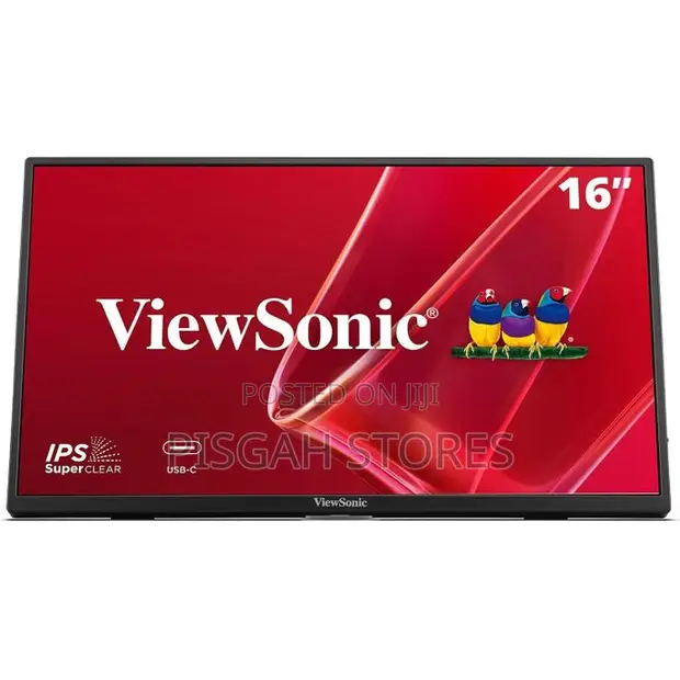 ViewSonic VA1650 16" FHD IPS Hannun kwamfuta mai amfani da USB-C - 1
