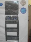 Crown Star 4-Burner Standing Gas Stove 50x50cm | Double Shelf - 1