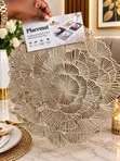 High Grade Single Gold Table Mat - 3