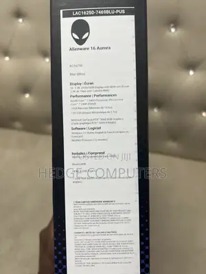 Sabon Laptop Alienware 16 Aurora - Intel Core Ultra 7, 16GB RAM, 1TB SSD