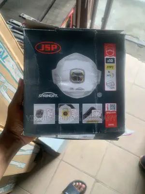 JSP Springfit FFP2 Mask Mai Hannun Tacewa (10 Adadi)