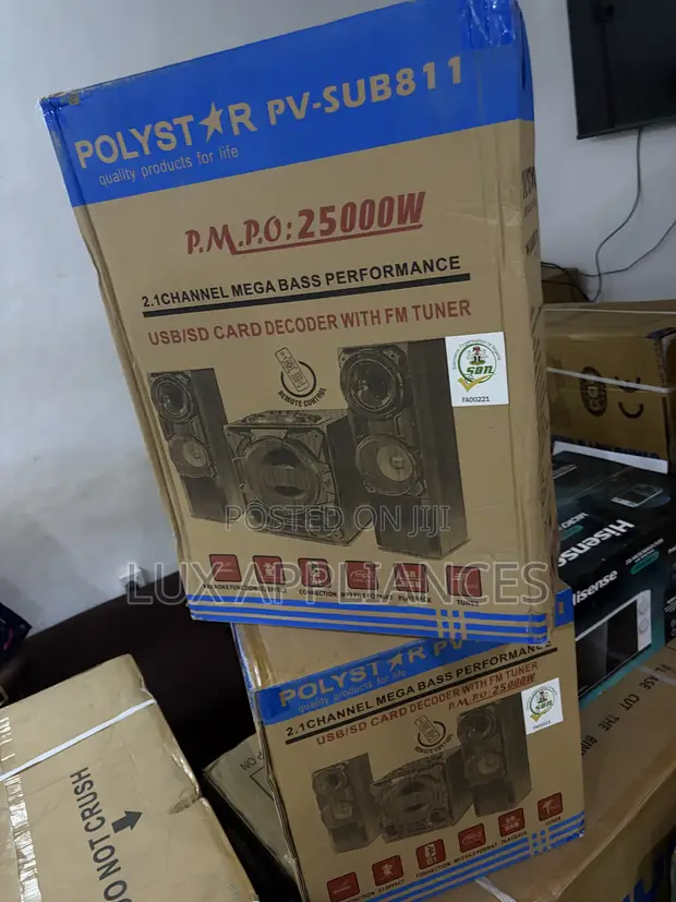 Polystar PV-SUB811 Bluetooth Karaoke Home Theater System - 1