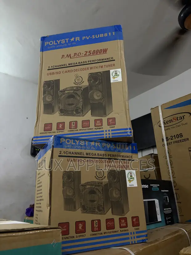 Polystar PV-SUB811 Bluetooth Party Sound System - 1