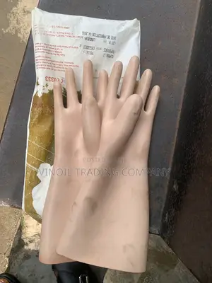 American Safety Red PVC Chemical Gloves