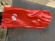 American Safety Red PVC Chemical Gloves - 2
