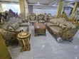 Egyptian 10-Seater Sofa Set with Center Table & Stools - 1