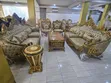 Egyptian 10-Seater Sofa Set with Center Table & Stools - 2