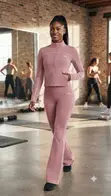 Sleek Contrast Active Wear Set - 3