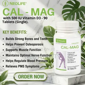 NeoLife Chelated Cal-Mag with Vitamin D - 90 Tablets