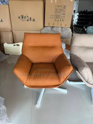 Brand New Accent Chair - Yellow Leather