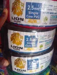 2.5mm Single Core Cable (Red/Black) - Lion Brand - 1