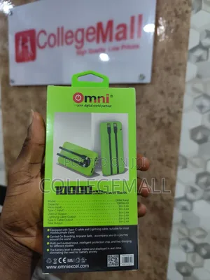 Omni 10,000mAh Power Bank - Green