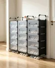 5-Tier Babban Shoe Rack Organizer | Mai Ƙarfi Multi-Layer Storage - 2