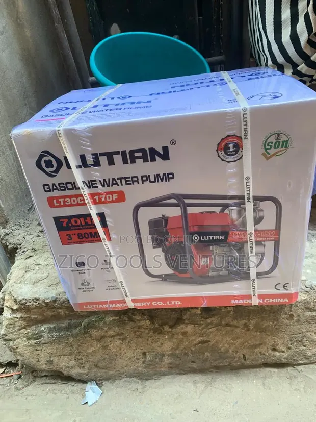Lutian LT30C-170F Gasoline Water Pump 3" - 1