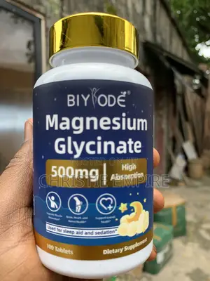 Biyode Magnesium Glycinate 500mg - 100 Tablets