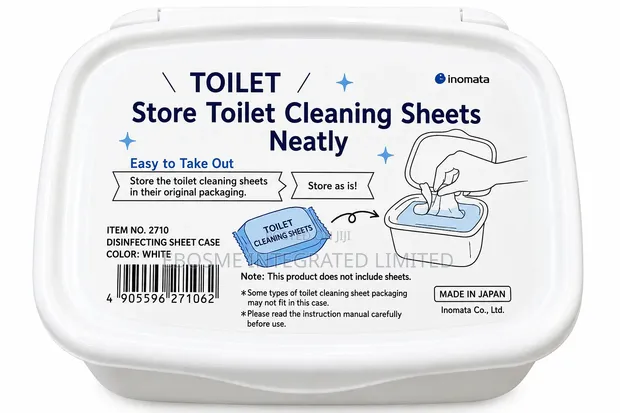 Inomata Toilet Cleaning Wipes Storage Case - Fari - 1