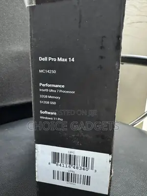 Dell Pro Max 14 Laptop - 32GB RAM, Intel Core Ultra 7, 512GB SSD