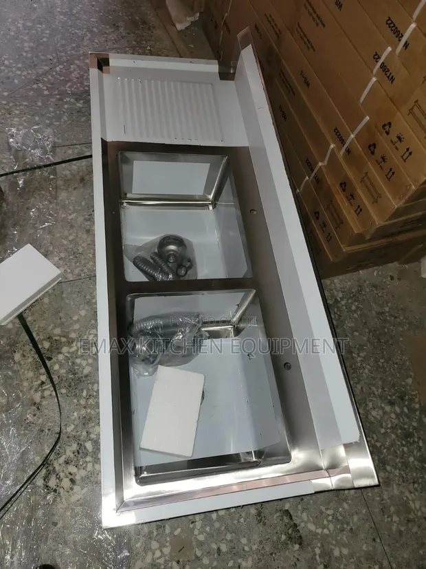 Double Sink with Extension - 1