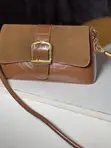 Brown Genuine Leather Shoulder Bag - 3